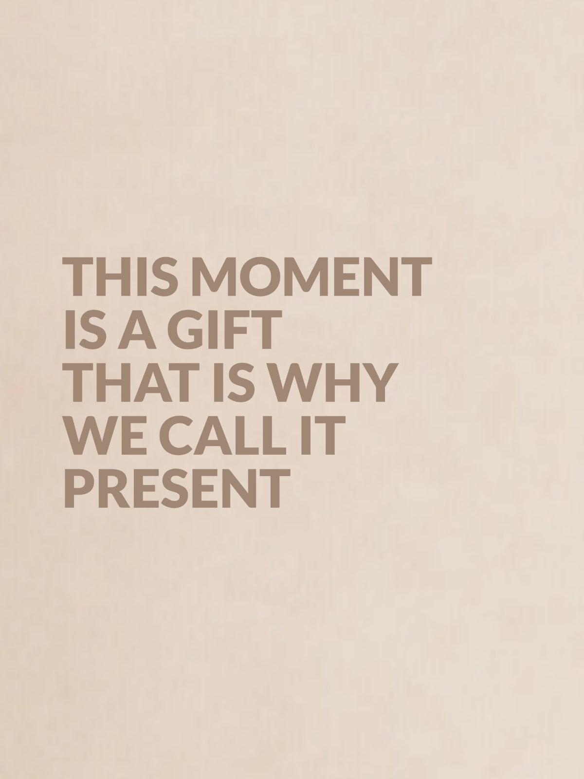 SINTHS Present Hoodie Graphic – This Moment Is a Gift