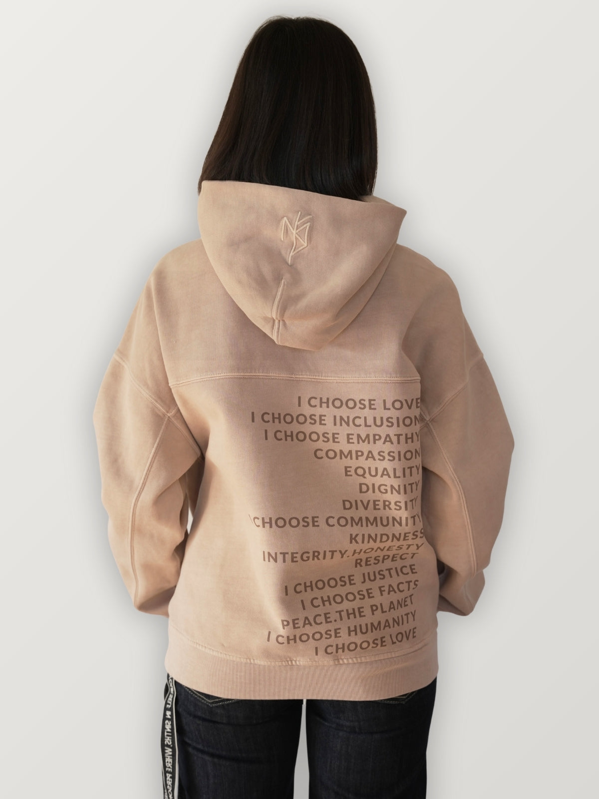 SINTHS Air Element Hoodie - Heart Design Back View
