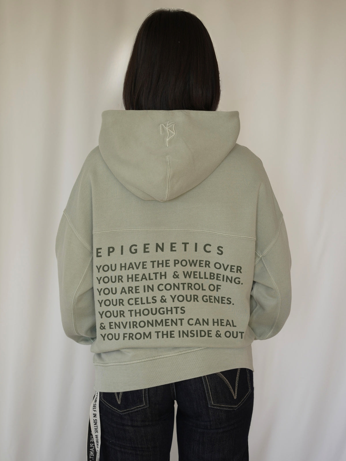 Healing Hoodie back design