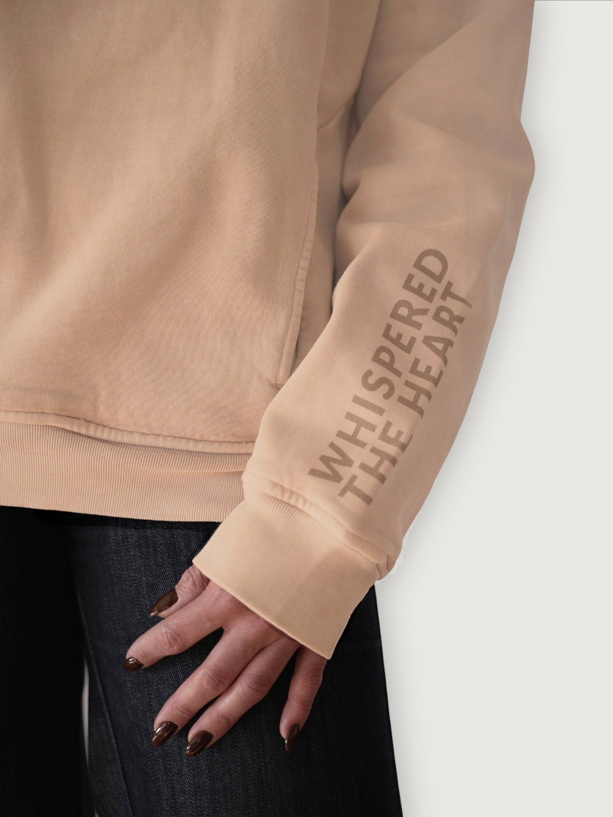 SINTHS Heart Hoodie Back Graphic - LOVE Artwork