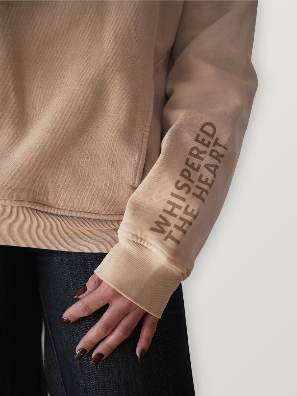 SINTHS Heart Hoodie Back Graphic - LOVE Artwork