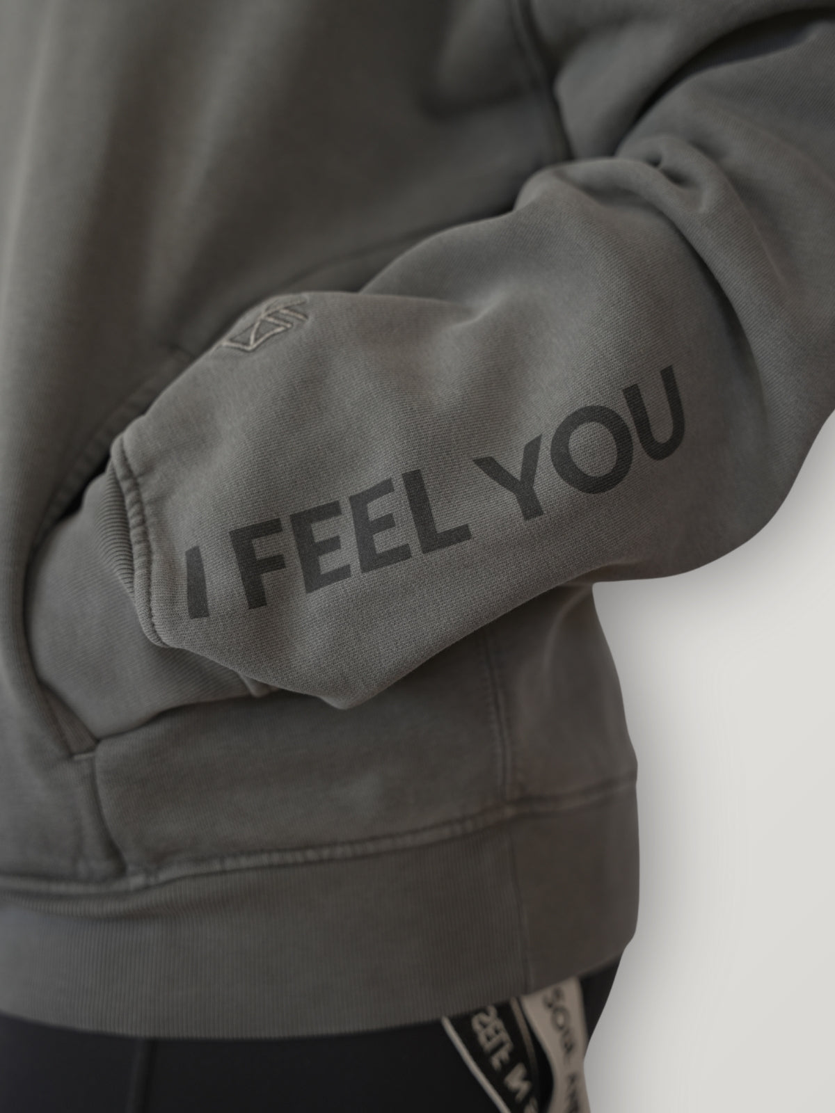 I Feel You Water hoodie alternate view — SINTHS