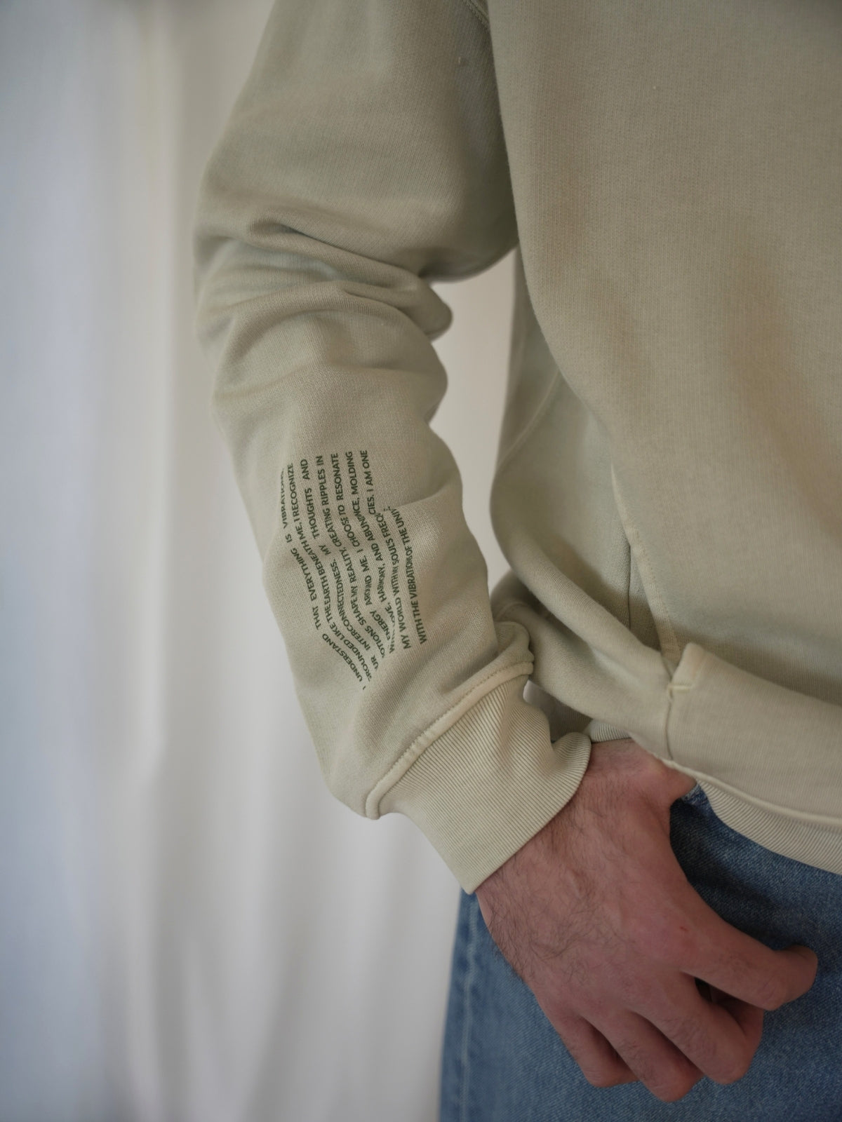 Vibration Hoodie printed back artwork