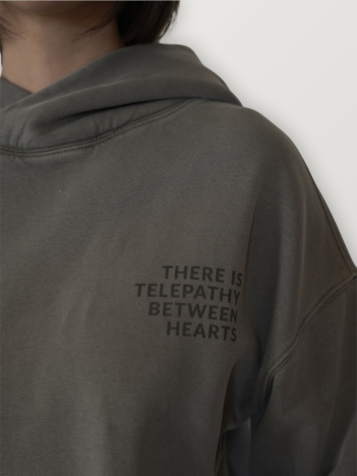 I Feel You hoodie detail photo — Water Collection