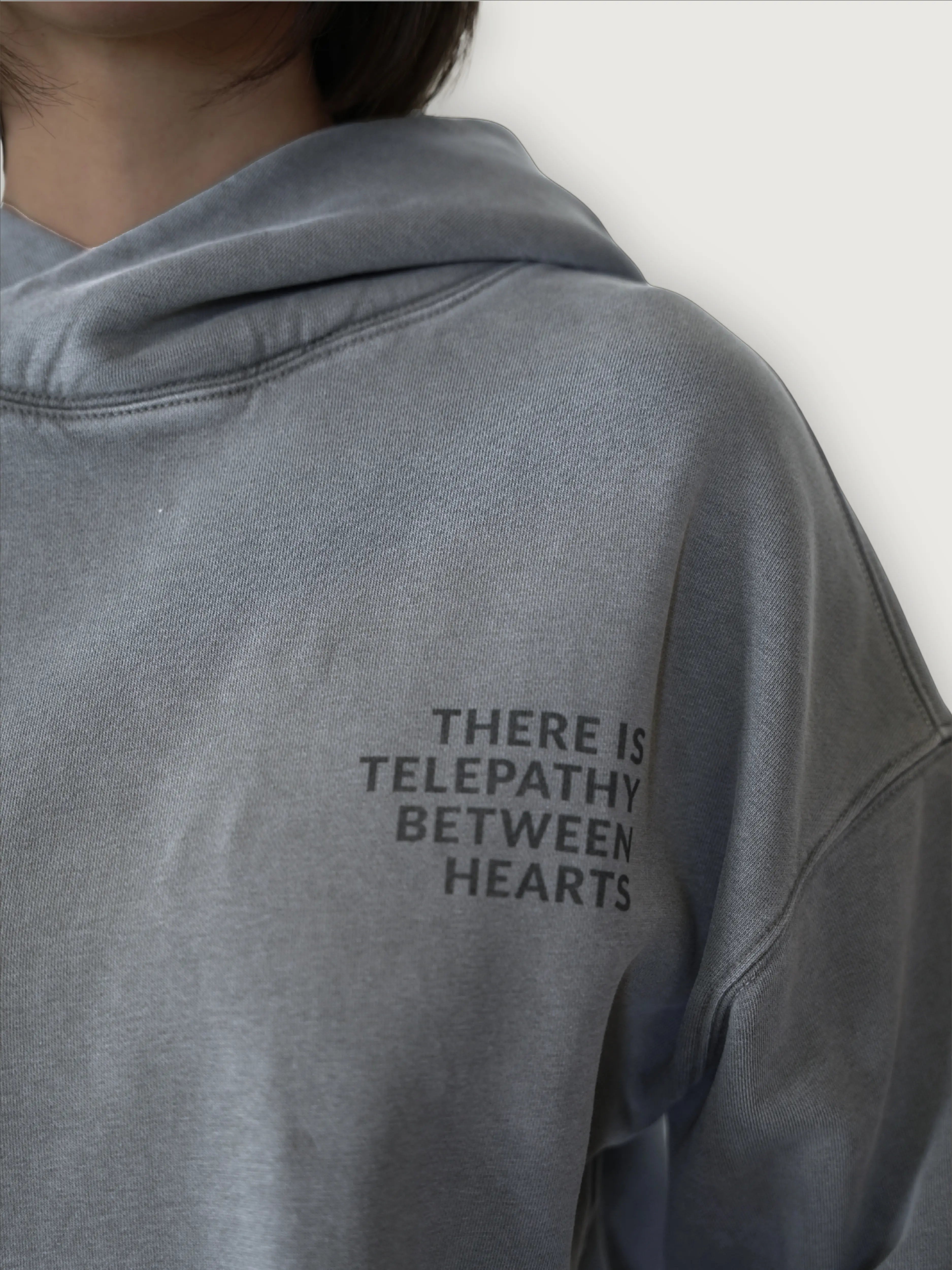 I Feel You hoodie detail photo — Water Collection