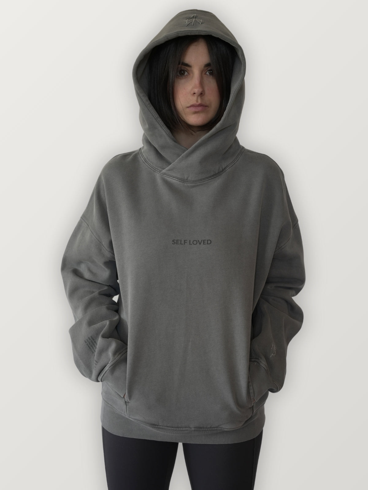 Self Love Water hoodie side view — SINTHS