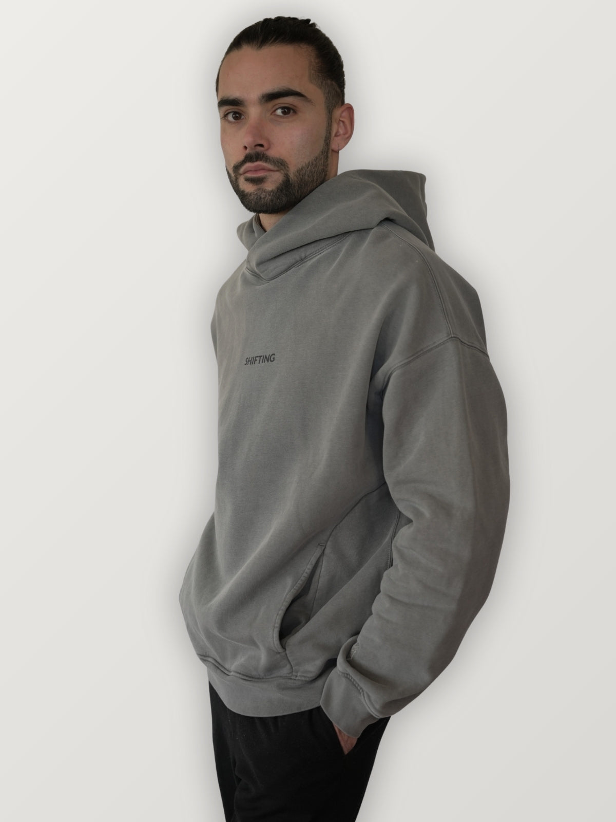 Shifting Water hoodie front view — SINTHS Water Collection