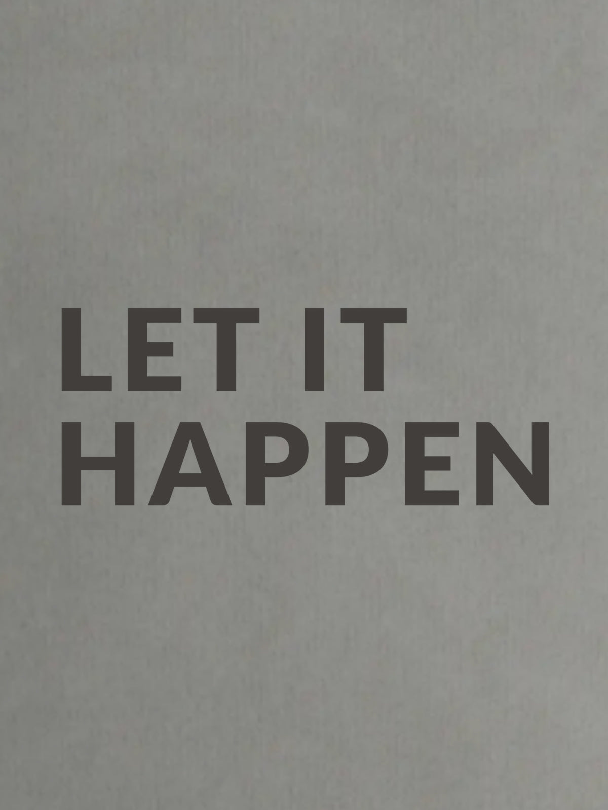 Let It Happen hoodie detail shot — Water Element Collection